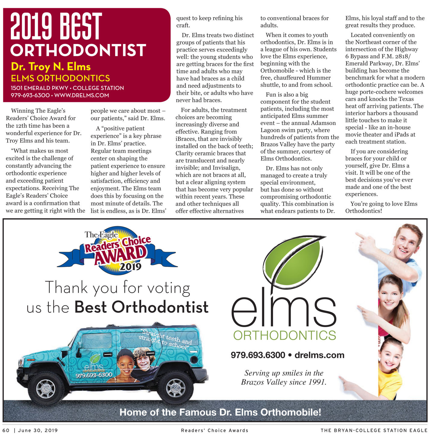 The Eagle Readers' Choice Award 2019
